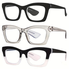 Classic Men's Reading Glasses Anti Light Casual Eyeglasses