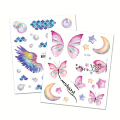 Red Dream Wings Butterfly Eye Stickers for Proms & Parties