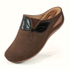 Mesh Breathable Sports Sandals Faux Leather Slippers Non Slip Beach Slides