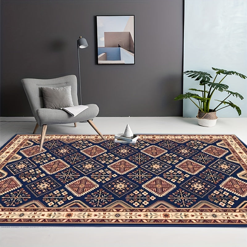Bohemian Dark Classic Pattern Large Area Carpet Living Room Bedroom