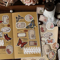 45 Retro Flower Art Fresh Notes DIY Decorations