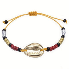 Colorful Acrylic Shell Bracelet with Beads for Girls