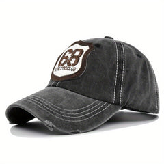 Vintage Distressed Dad Hat Embroidery Patch Baseball Cap