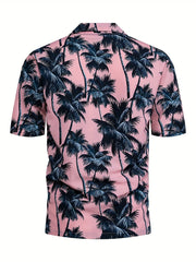Men's Hawaiian Graphic Print Short Sleeve Shirts