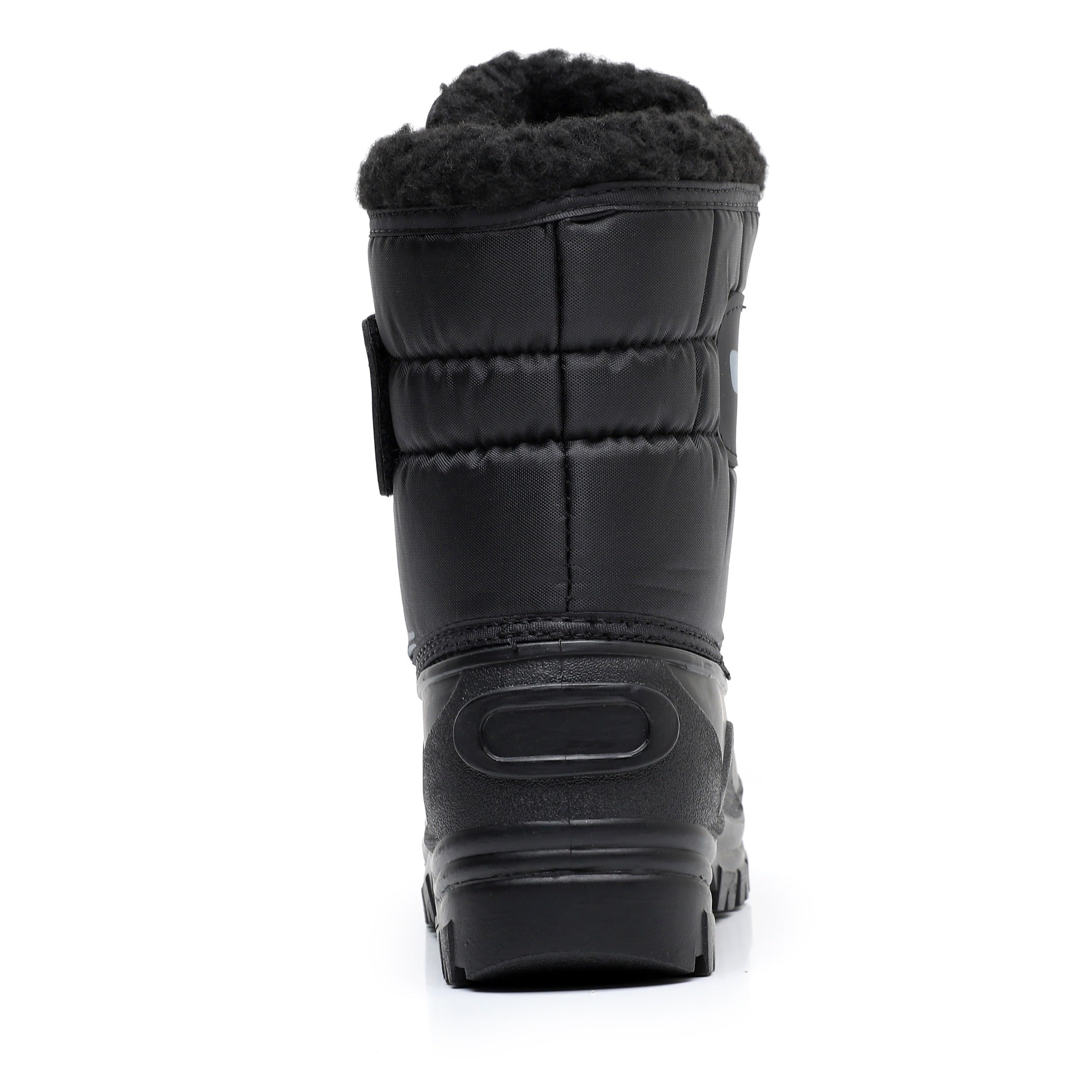 Boy's Warm Fleece Snow Boots High Top Cozy Non slip Plush Outdoor Hiking Shoes