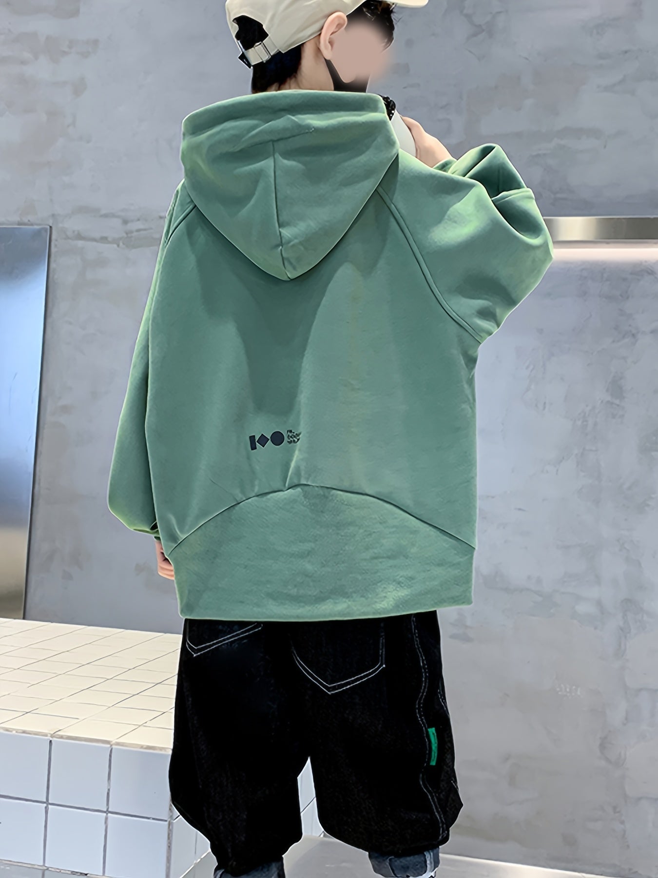 Boys Hooded Sweatshirt Long Sleeve Top
