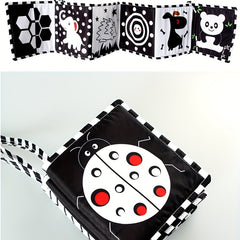 High Contrast Sensory Cloth Book for Babies