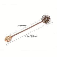 Magnetic Curtain Tiebacks Crystal Flower Drapery Holdbacks