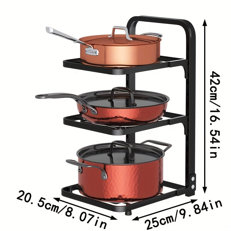 Kitchen Storage Rack for Pots and Pans - Sink Cabinet Organizer