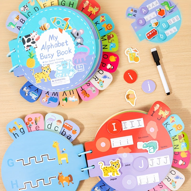 Educational Quiet Book for Kids - Alphabet Learning Toy