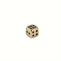Brass Round Dice for Bar Supplies and Props