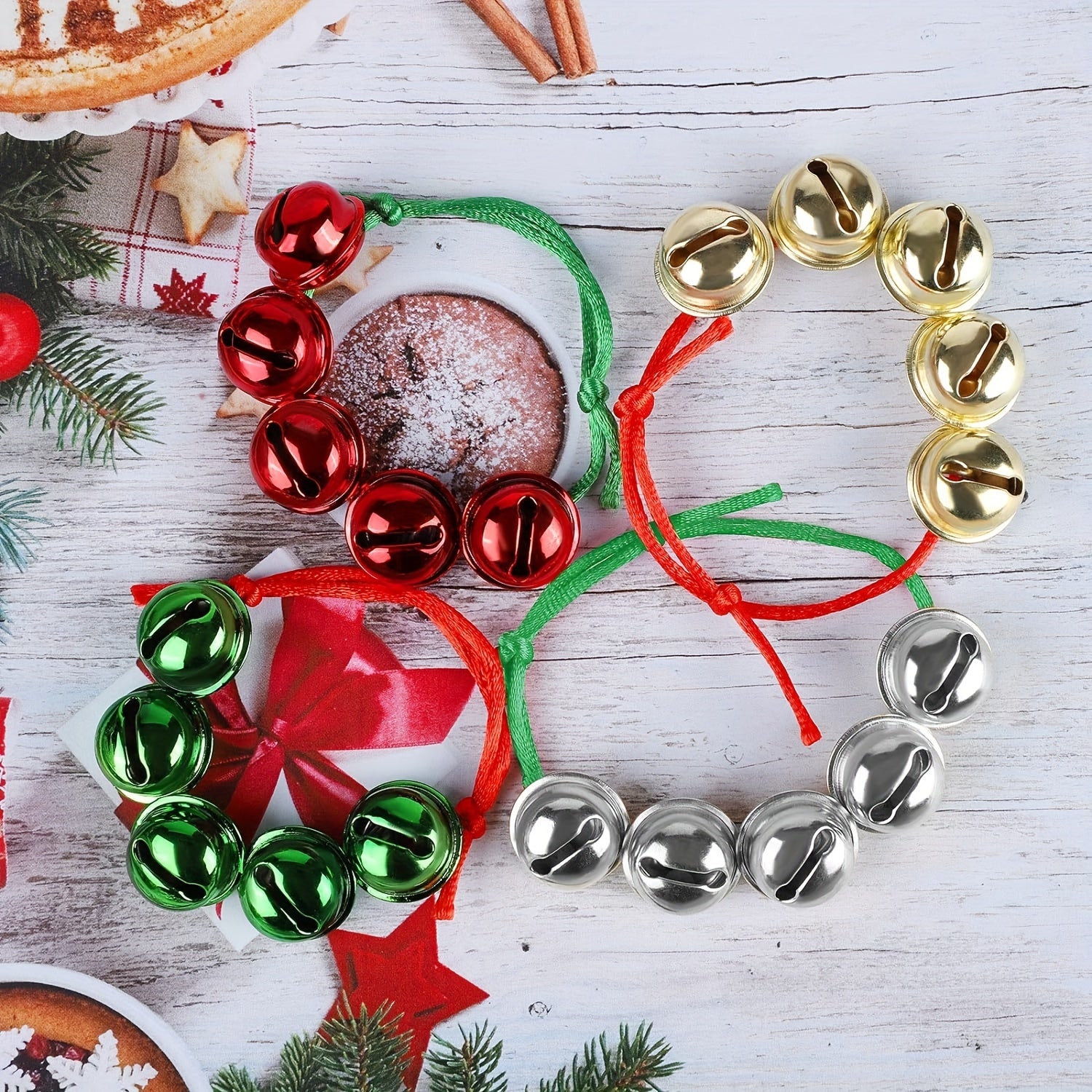 Christmas Bell Bracelet Jingle Bell Adjustable Holiday Fun Gift