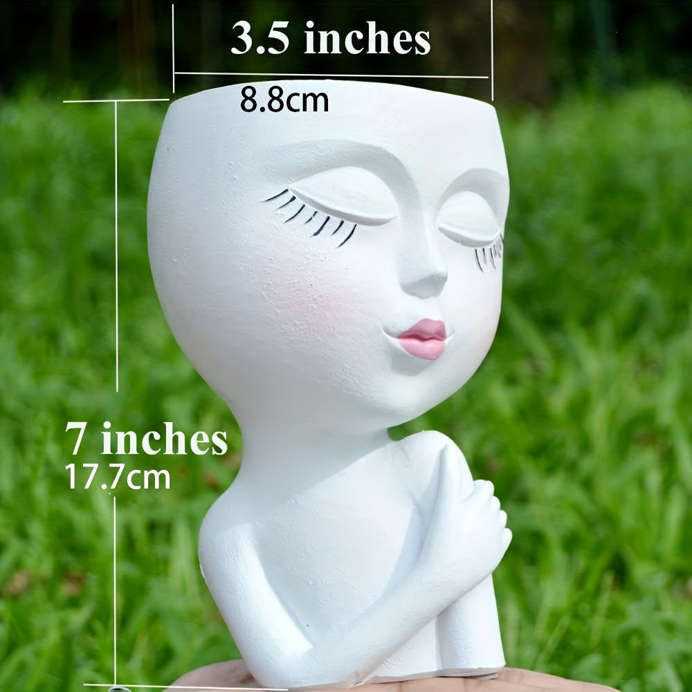 Resin Creative Vase Flower Pot Home Office Decoration