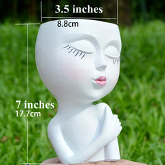 Resin Creative Vase Flower Pot Home Office Decoration