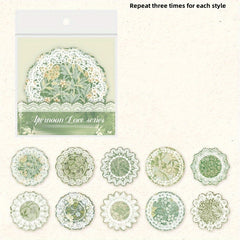 30pcs Vintage Journal DIY Material Paper Pack - Afternoon Lace Series