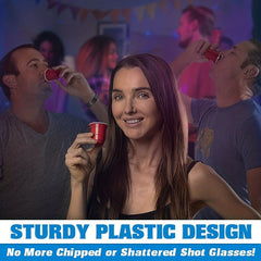 200-Pack Mini Plastic Cups, 5.08 cm Disposable Party Cups