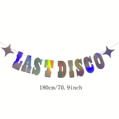 Disco Bride's Gift Party Holographic Laser Banner