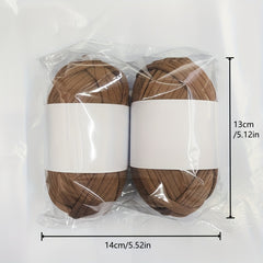 2pcs T-shirt Yarn High Elastic Fabric Soft Colored Yarn for DIY Crafts