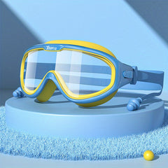 Large Frame Adults Swimming Goggles Waterproof Anti Fog Swimming Glasses