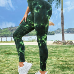 Skinny High Stretch Tie Dye Leggings for Women