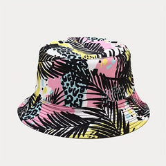 Reversible Bucket Hat Lightweight Casual Sun Hat Spring & Summer