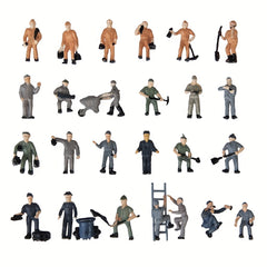 1/87 Railway Worker Model Set - Fun Toy For Kids