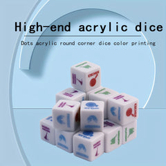 5pcs Fun Dice Game Set For Parties - Ideal for Multiplayer Game