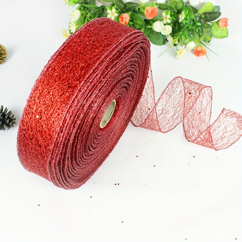 2m Lace Christmas Ribbon Decorations