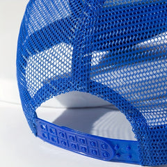 Fashionable Printed Mesh Baseball Cap Sunscreen Peaked Cap