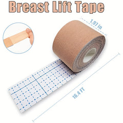 Waterproof Breast Lift Tape & Nipple Pasties Set for Strapless Dresses