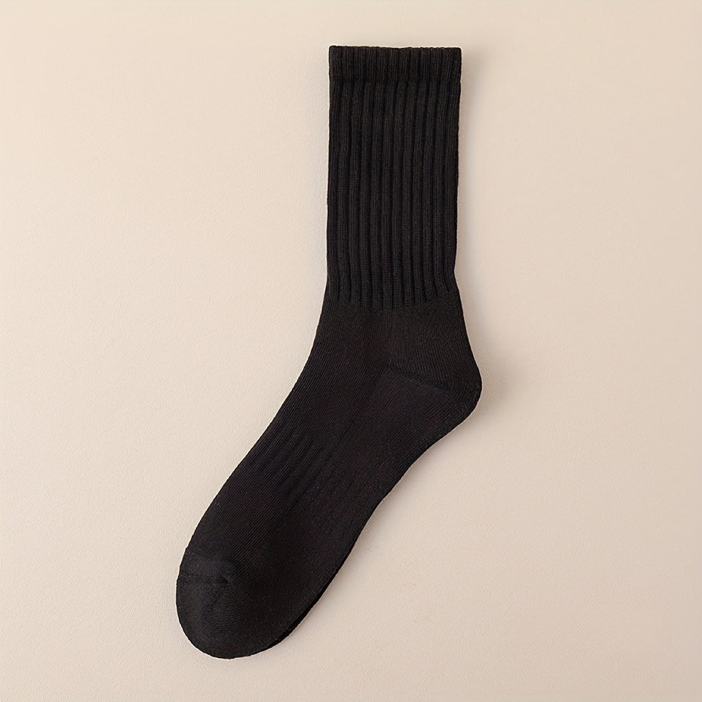 Men's Velvet Mid-tube Socks for Winter