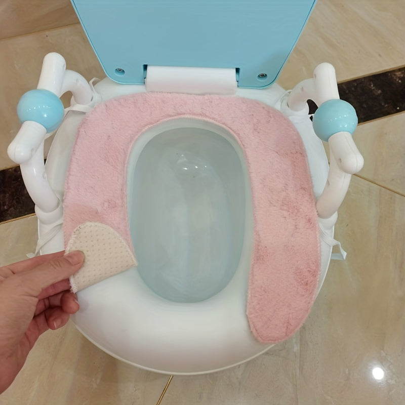Kids Plush Toilet Mat for Warmth & Comfort