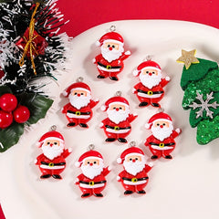 Y2K Anime Santa Claus Charms Pendant DIY Jewelry Accessories