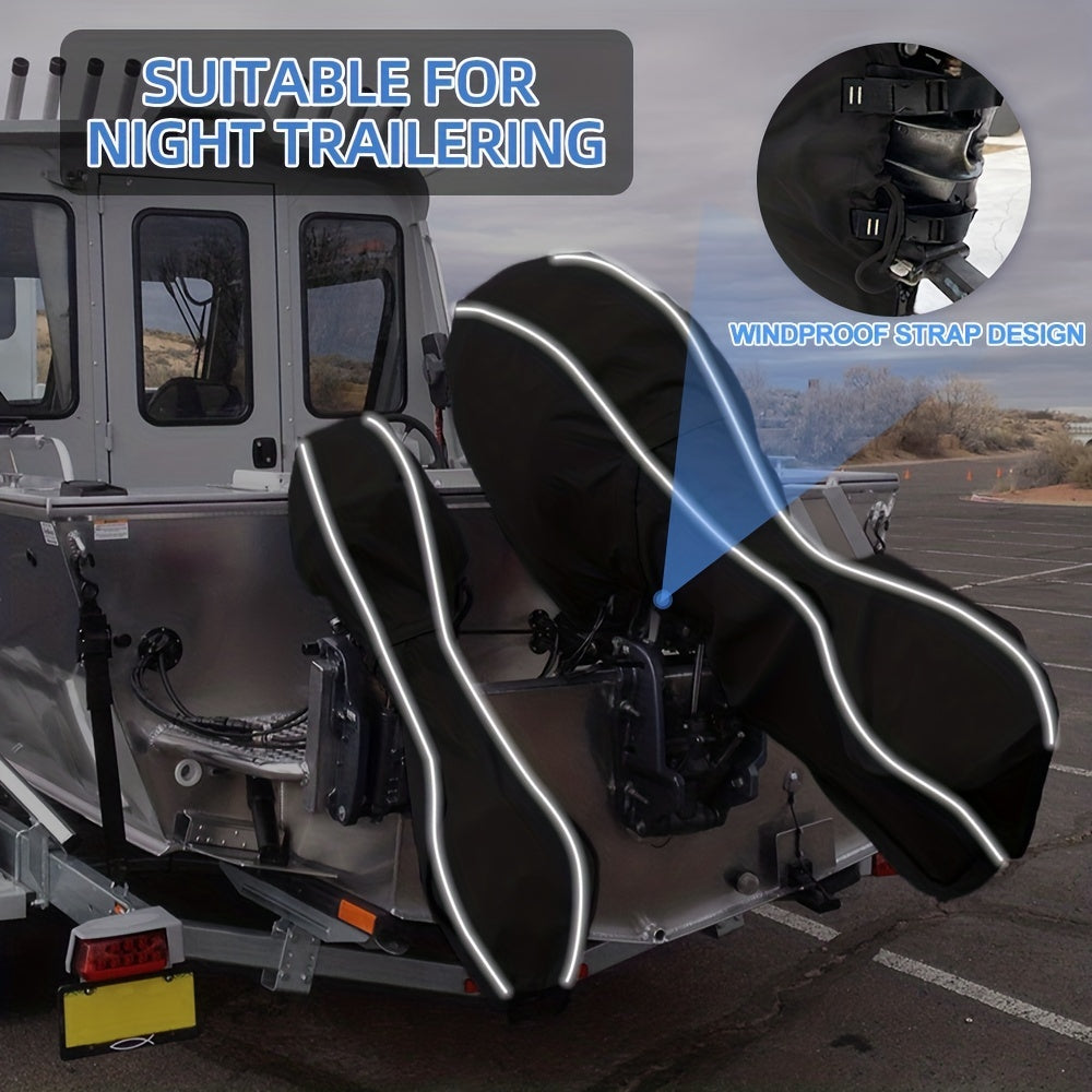 Marine Outboard Motor Cover Waterproof with Strap