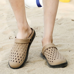 Men's Lightweight Comfy Clogs Hollow Out Garden Shoes