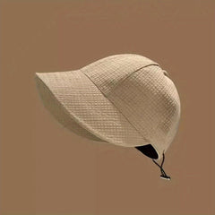 Casual Bucket Hat Wide Brim Sunscreen Baseball Cap for Women