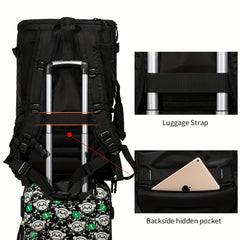 Large Capacity Snowboarding Backpack Men's Shoulder Travel Bag