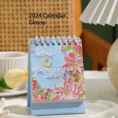 Mini Desk Calendar Colorful Tabletop Flip Calendar