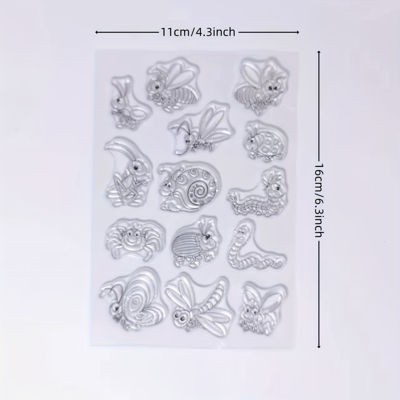 Ant Snail Bee Insect Clear Stamp DIY Scrapbooking Album Crafts