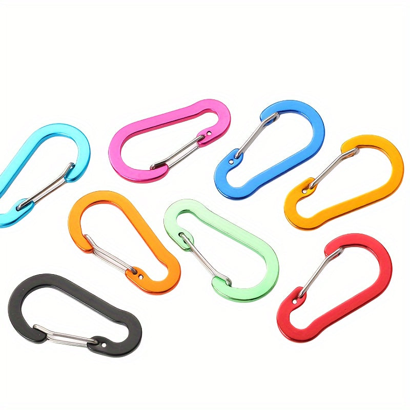 Colorful Aluminum Carabiner Key Clip for Outdoor Camping