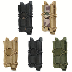 9MM Single Mag Pouch Molle Flashlight Holder