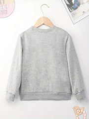 Boy's Printed Sweatshirt for Outdoor Play