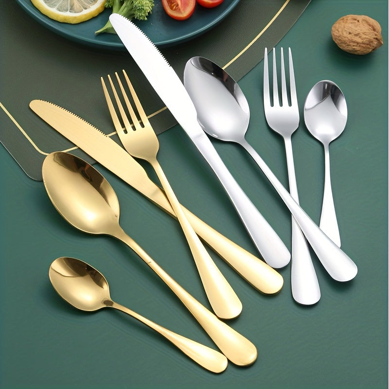 16pcs Stainless Steel Cutlery Set for Dining and Restaurant