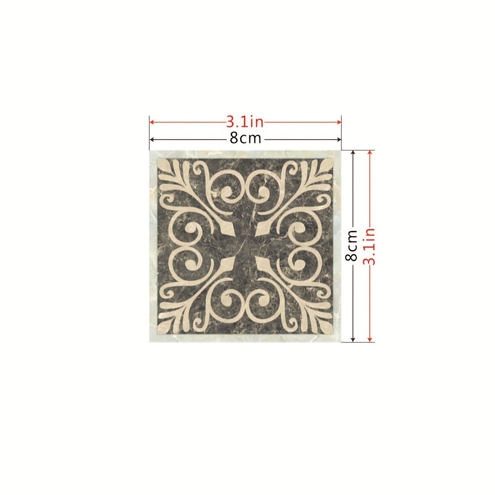 1pc Floor Decoration Stickers Tile Diagonal PVC Waterp