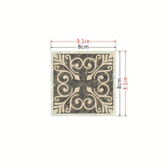 1pc Floor Decoration Stickers Tile Diagonal PVC Waterp