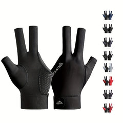 Professional Billiard Gloves Light And Breathable Non slip Three finger Fingerle