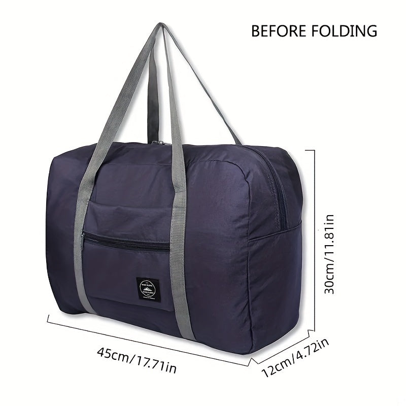 Large Capacity Carry on Bag with Zipper, Durable Weekender Gym Bag