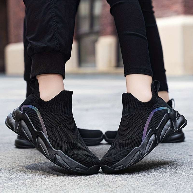 Unisex Sock Slip-on Sneakers Lightweight Breathable Walking Shoes