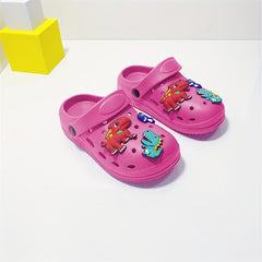 Kids Cartoon Clog with Charms Slip On Sandal Slippers