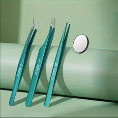3pcs Sharp Acne Clipper Ultra fine Pimple Tweezers